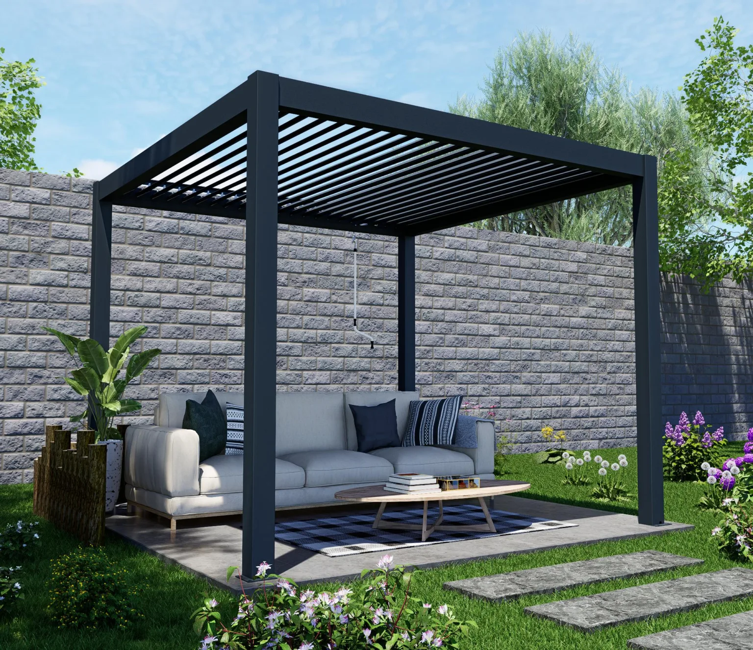 Best-Selling 10' × N' Series Aluminum Pergola​