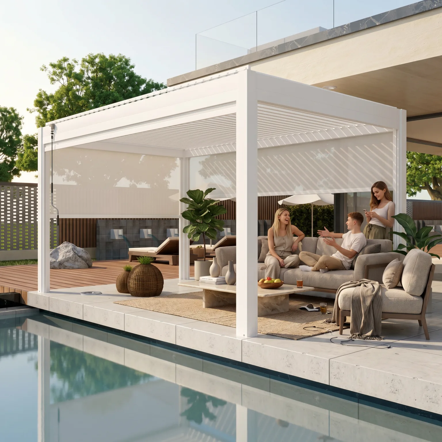 Hot-Selling 10' × N' Series Aluminum Pergola​