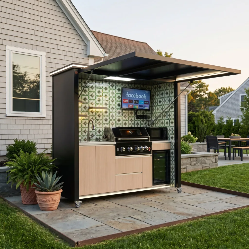 black-outdoor-kitchen-with-roof-grill-deluxe-model-4 (2)