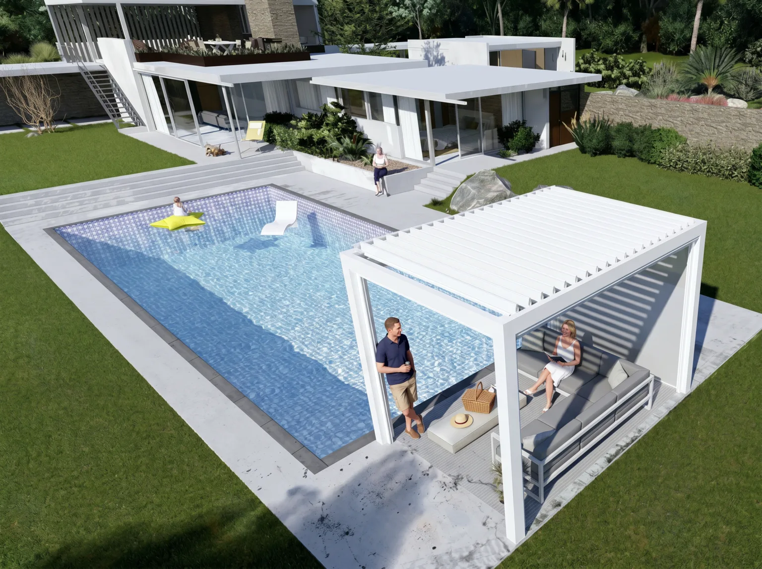 Hot-Selling 10' × N' Series Aluminum Pergola​